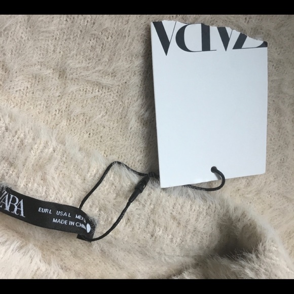 NWT Zara Teddy Bear Sweater SZ L - Picture 4 of 8